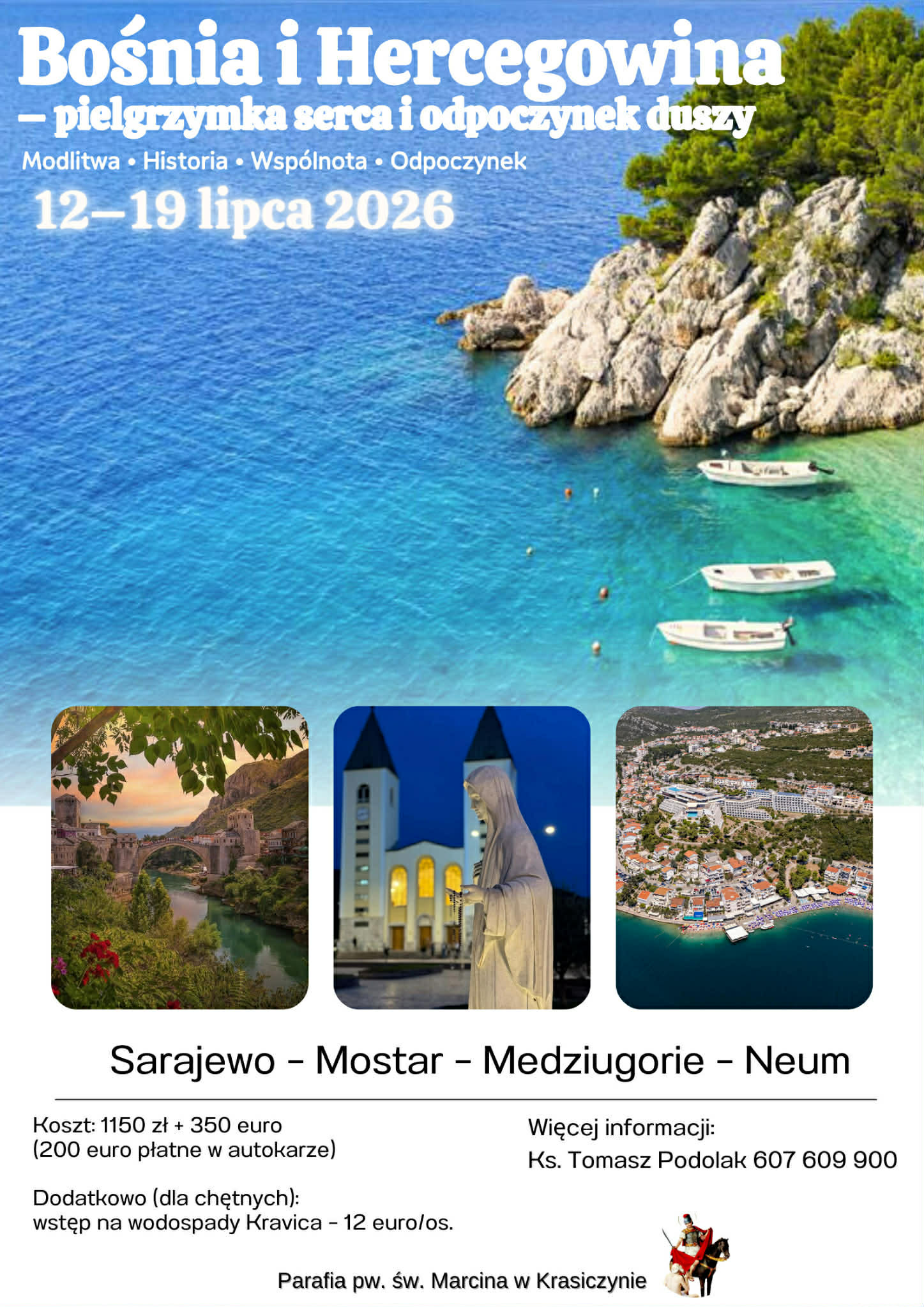 PIELGRZYMKA Z&nbsp;WAKACYJNYM WYPOCZYNKIEM